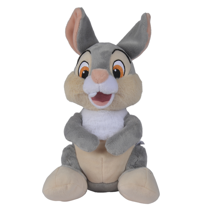  - panpan lapin - peluche gris 35 cm 